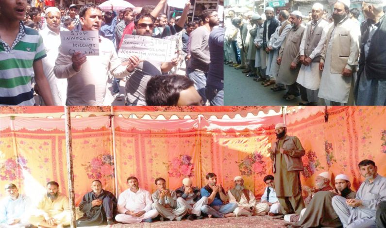 JK Salvation movement held protest against civilian killings