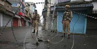 Govt  imposes restrictions in Kashmir parts