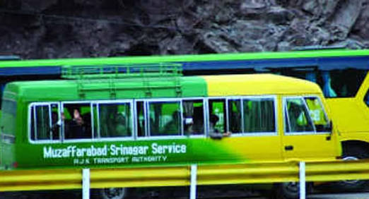 Karvan-e-Aman bus between two Kashmir’s continues to remain suspended