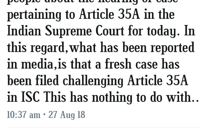False news on Article 35A: Valley comes to halt, shutdown, protests erupt False news on Article 35A: Valley comes to halt, shutdown, protests erupt