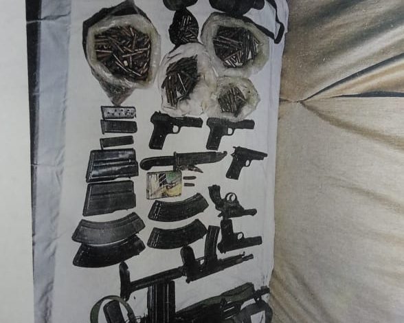 Arms, ammunition recovered in Poonch