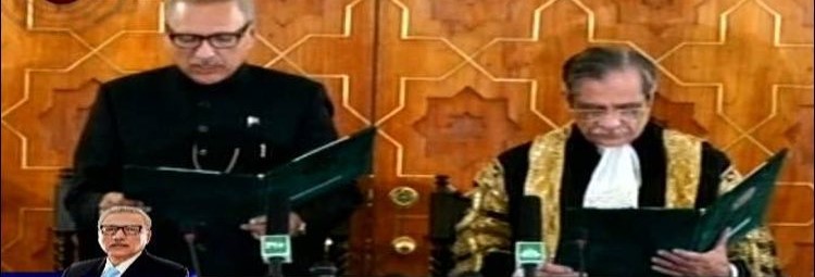 Dr. Arif Alvi sworn in as 13th President of Pakistan