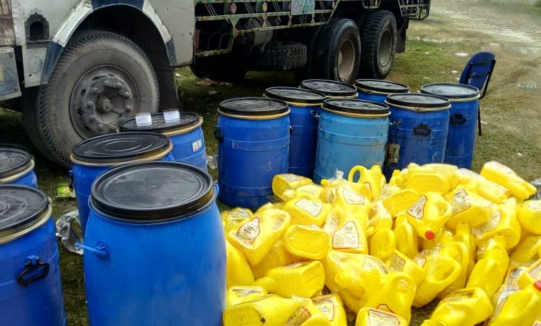 4000 litres of adulterated oil seized in Srinagar