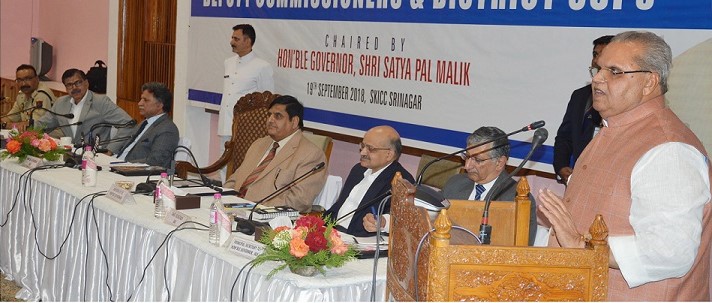 Governor inaugurates conference of Deputy Commissioners, District SSPs Governor inaugurates conference of Deputy Commissioners, District SSPs