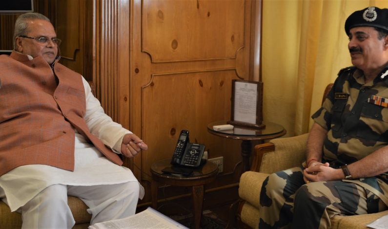 DG BSF,GOC 14 Corps briefs Governor DG BSF,GOC 14 Corps briefs Governor