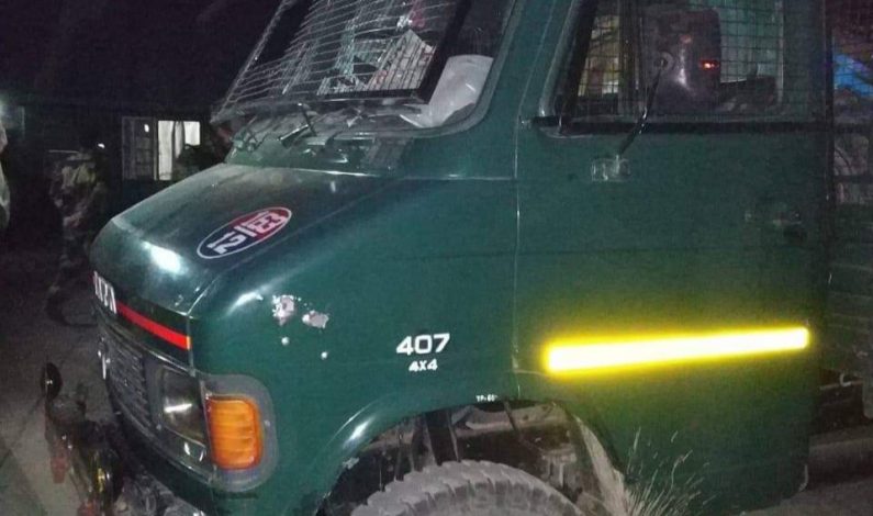 In pictures: Militants open fire on BSF vehicle at Panthachowk