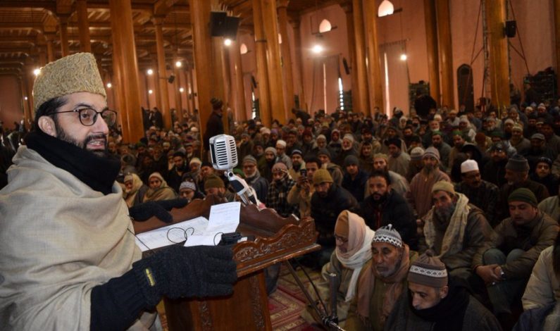Frequent CASO’s during extreme cold conditions a collective punishment: Mirwaiz