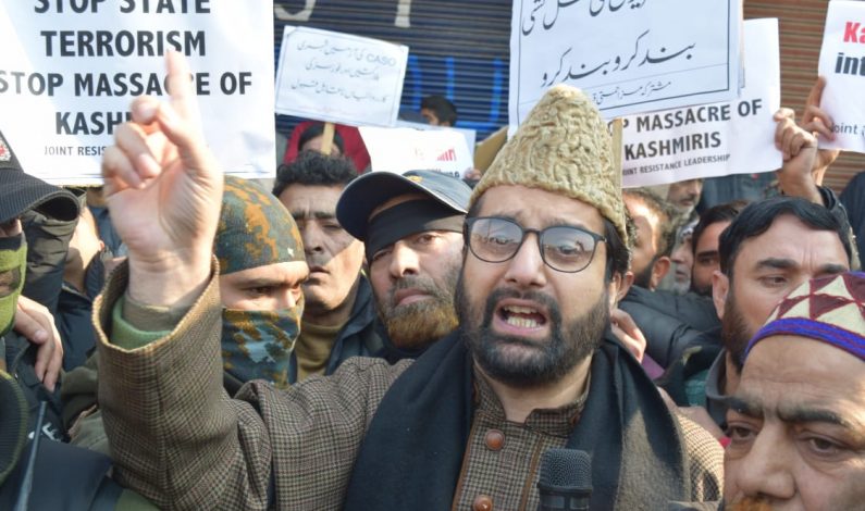 Strange that trained army celebrates killings of ‘untrained’ young Kashmiris: Mirwaiz reacts to army commander’s statement