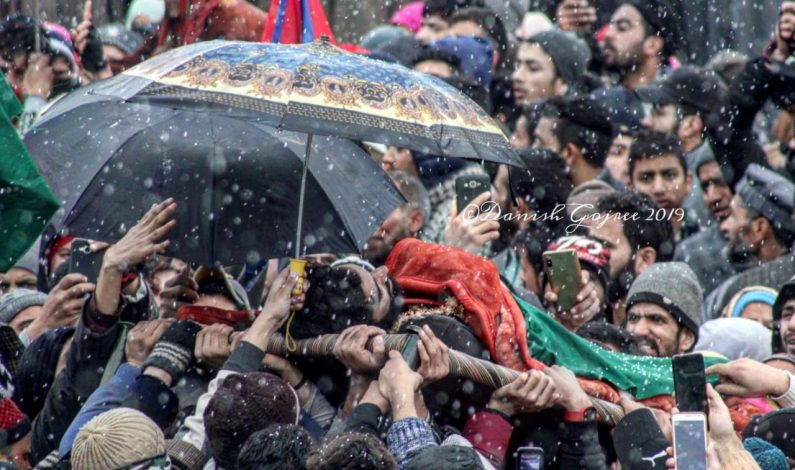 Slain Baramulla militants laid to rest after massive funeral processions Slain Baramulla militants laid to rest after massive funeral processions