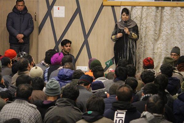 Mufti Sayeed stitched alliance with BJP to stop vicious cycle of unabated killings & violence: Mehbooba Mufti Mufti Sayeed stitched alliance with BJP to stop vicious cycle of unabated killings & violence: Mehbooba Mufti