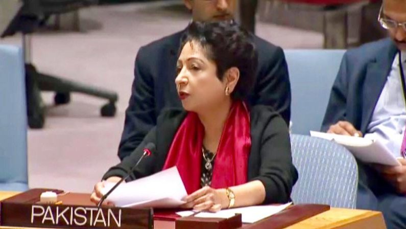 Oppressing people demanding right to self-determination constitutes state terrorism: Pakistan at UN
