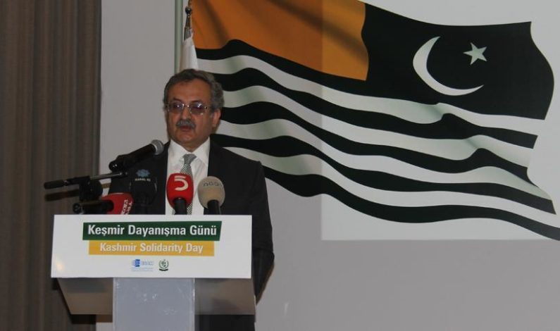 Thankful to Turkey for its unwavering support to just struggle of Kashmiri people: Pakistan Envoy Thankful to Turkey for its unwavering support to just struggle of Kashmiri people: Pakistan Envoy