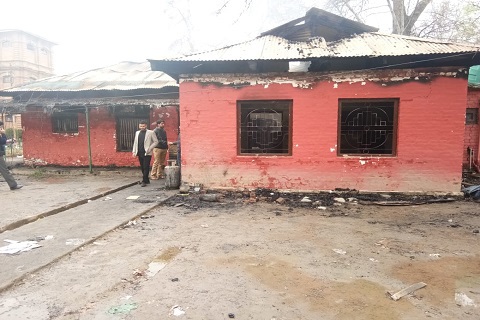 Massive fire damages Amar Singh College’s admission records