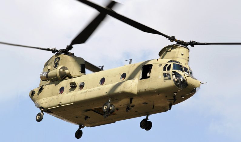 Indian airforce inducts four Chinook choppers at Chandigarh airbase