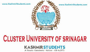 Cluster University Srinagar changes exam center