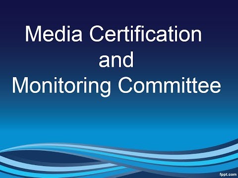Elections 2019:Media Certification & Monitoring Committee constituted in Srinagar Elections 2019:Media Certification & Monitoring Committee constituted in Srinagar