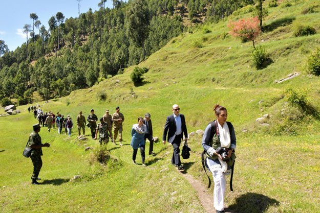 Pakistan gives access to foreign journalists mostly India based to Madressah near site of ‘Balakot strike’
