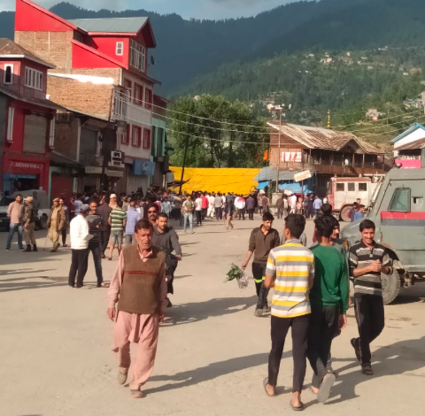 After three days curfew relaxed in entire Bhaderwah town