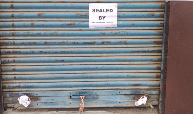 Corona Curfew Violation: Jamkash Motors Workshop, 4 Shops Sealed in Kunzer