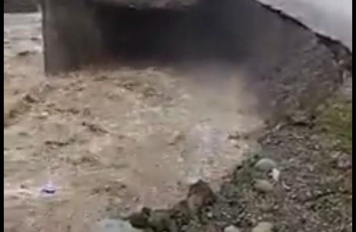 Bridge collapses due to flash floods in Tangmarg Bridge collapses due to flash floods in Tangmarg