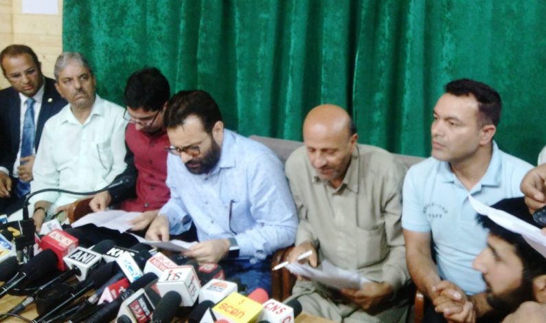 Er Rasheed, Shah Faesal announce alliance ‘Peoples United Front’ Er Rasheed, Shah Faesal announce alliance ‘Peoples United Front’
