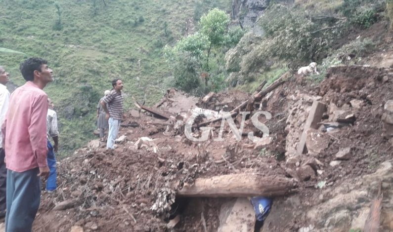 Mother killed, son injured as landslide hits mud house in Doda