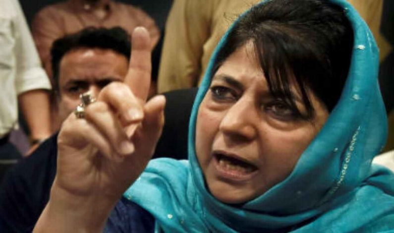 Forcing civilians to chant ‘Jai Shri Ram” by Army seems GoI’s vision for integrating J&K into India: Mehbooba Mufti