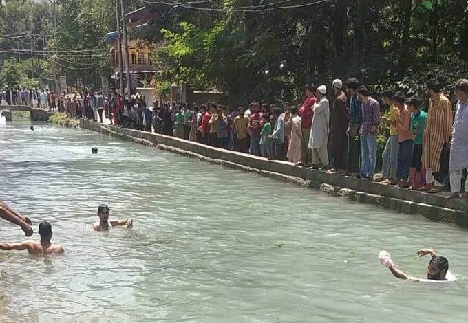 Two boys drown in Dadi canal in Anantnag Two boys drown in Dadi canal in Anantnag