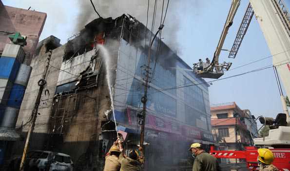 Fire Guts Residential House, Several Shops in Bandipora