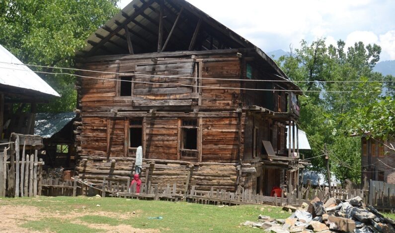 House of famous religious scholar Anwar Shah Kashmiri in ruins