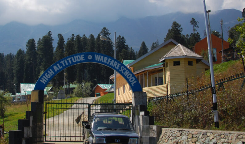 Hight Court allows army to carry repairs of High Altitude Warfare School at Gulmarg Hight Court allows army to carry repairs of High Altitude Warfare School at Gulmarg