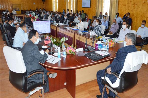NC MP Akbar Lone chairs meeting in Baramula, reviews implementation of centrally sponsored programmes