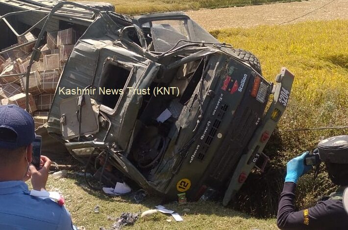 Two soldiers sustain critical injuries after armoured vehicle turned turtle Two soldiers sustain critical injuries after armoured vehicle turned turtle