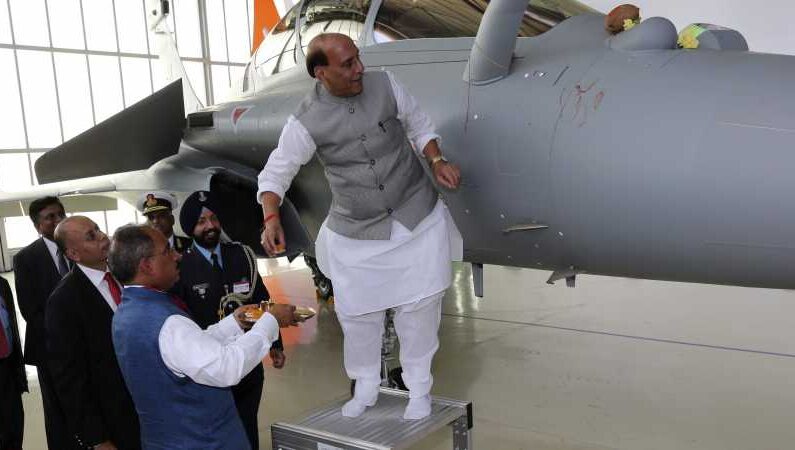 ‘Will never be compromising on India’s sovereignty and territorial integrity under any circumstances’, Rajnath Singh says after induction of Rafale air crafts into IAF