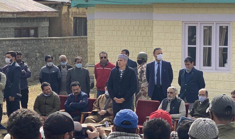 Peoples Alliance in Drass: ‘Fight against last year’s Aug-05 decision to continue; no elected CM, assembly signed it’ says Omar Abdullah