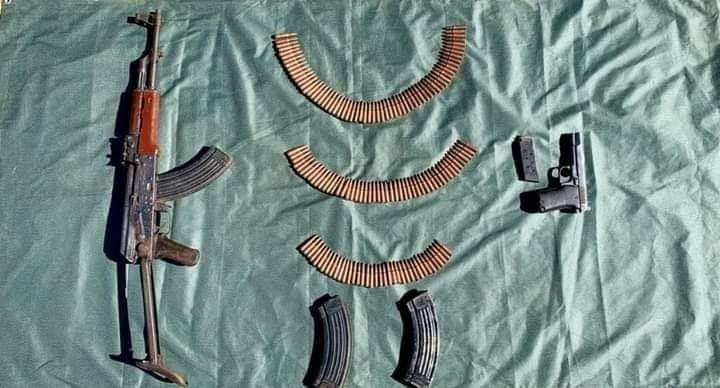 Bag with arms, ammunition recovered in Qazigund