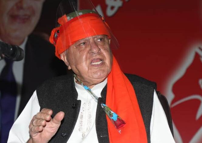 Farooq Abdullah appeals voters to cast ballots in favour of PAGD candidates in DDC polls