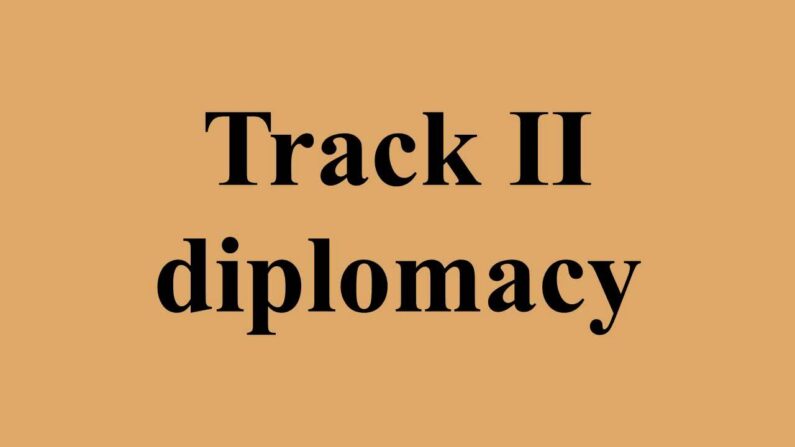 Track II Diplomacy Under Way: Some Officials Met Pro-freedom Leaders ...