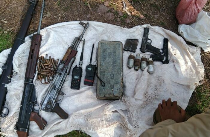 Forces recover arms and ammunition in Reasi forest, says police