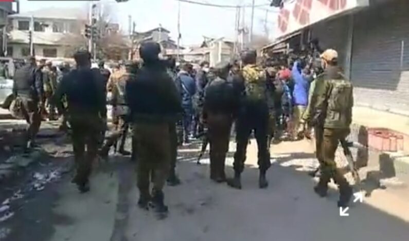 Two policemen killed in Baghat Barzulla Attack in Srinagar Two policemen killed in Baghat Barzulla Attack in Srinagar