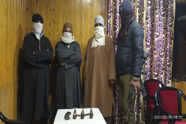 Three militant associates of LeT arrested in Hajin: Police