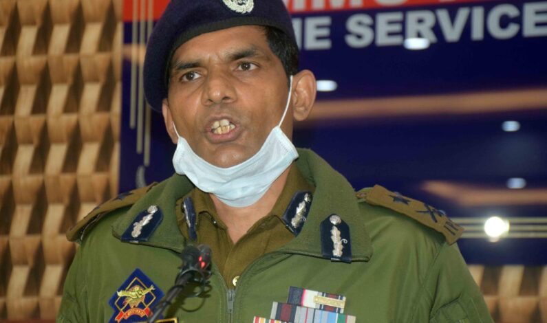 Few vehicles seized with outside registration were being used by militants to target forces: IGP
