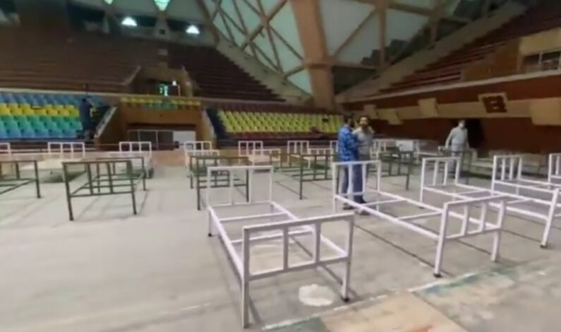 Sgr Admin establishes COVID-19 centre at Indoor Stadium amid surge in infections Sgr Admin establishes COVID-19 centre at Indoor Stadium amid surge in infections