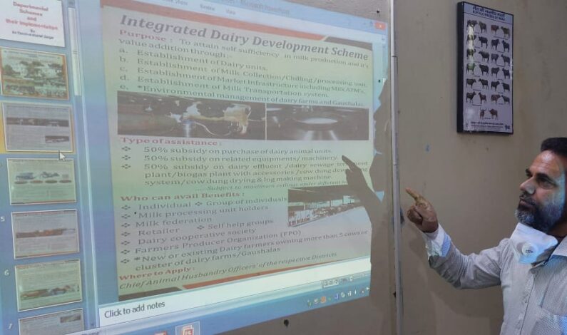Capacity Building Programme for aspiring dairy entrepreneurs started in Jammu