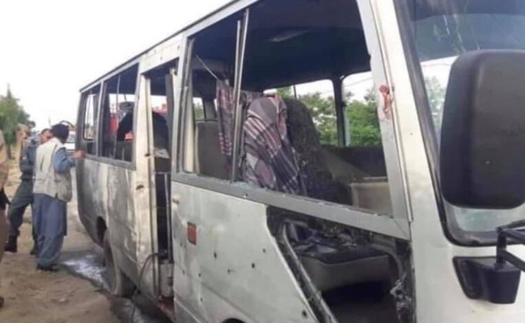 2 lecturers among four killed as bomb blows up a university bus in Afghanistan