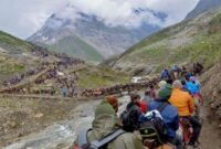 SSP Gbl inspects Yatra route from Baltal to Amarnath holy cave