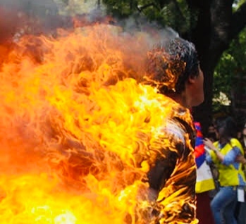 Man attempts self-immolation in Tangmarg, hospitalised Man attempts self-immolation in Tangmarg, hospitalised
