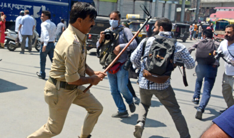 DGP orders action against police officer accused of beating journalists DGP orders action against police officer accused of beating journalists
