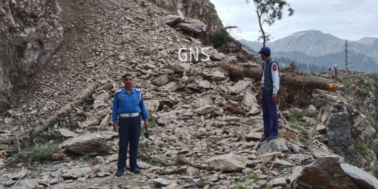 Landslide Closes Mughal Road