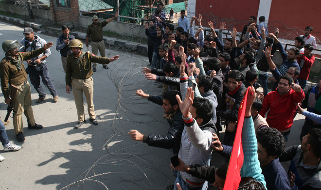 Amid curbs Ashura processions held across J&K parts Amid curbs Ashura processions held across J&K parts